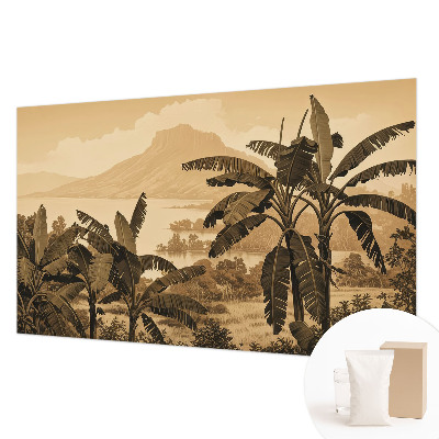 Mural decorativo con motivo panorama tropical