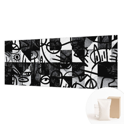 Mural decorativo con ilustración «Dibujando el caos»