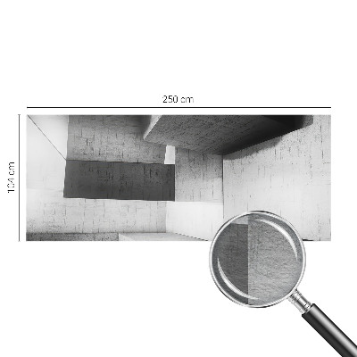 Fotomural decorativo para cabecero de cama con motivo de esculturas geométricas