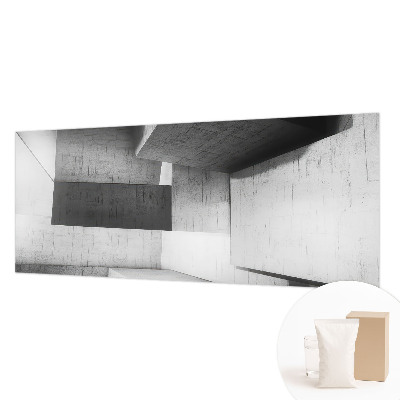 Fotomural decorativo para cabecero de cama con motivo de esculturas geométricas