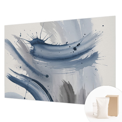 Fotomural decorativo para cabecero de cama con trazos artísticos
