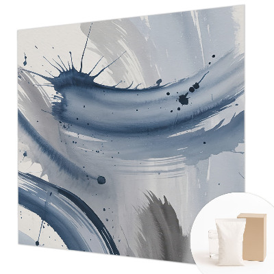Fotomural decorativo para cabecero de cama con trazos artísticos