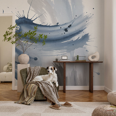 Fotomural decorativo para cabecero de cama con trazos artísticos
