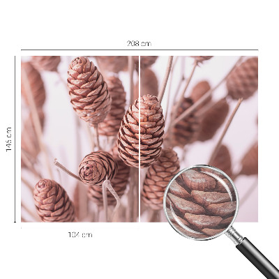 Papel mural con patrón decorativo elegancia natural para la pared