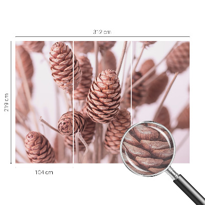 Papel mural con patrón decorativo elegancia natural para la pared
