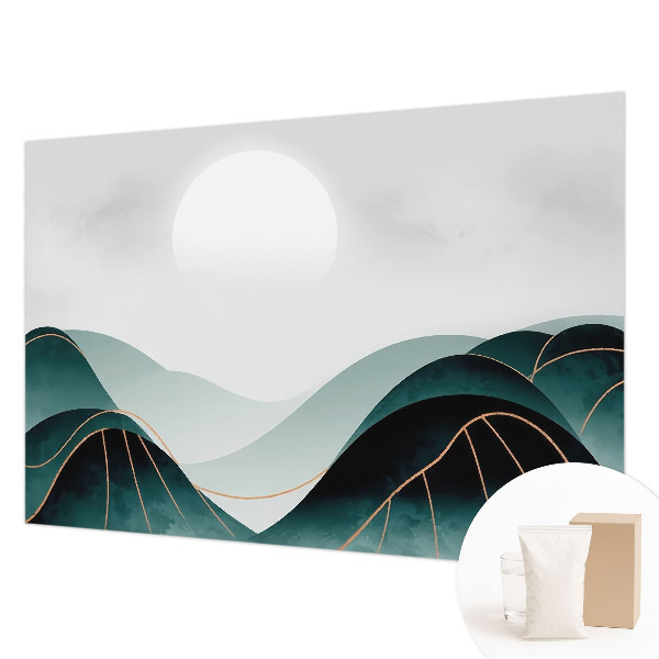 Mural de pared con estampado hermoso con diseño