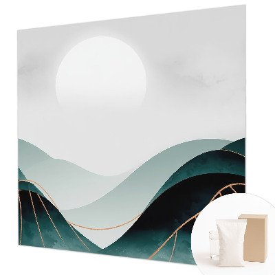 Mural de pared con estampado hermoso con diseño 