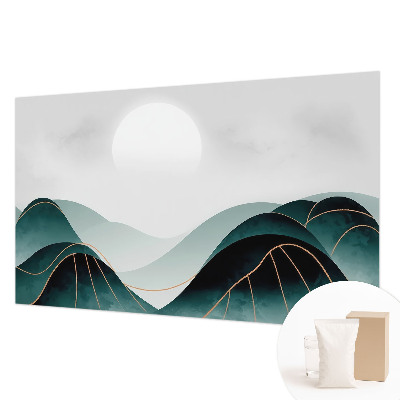 Mural de pared con estampado hermoso con diseño 