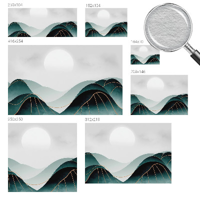 Mural de pared con estampado hermoso con diseño 