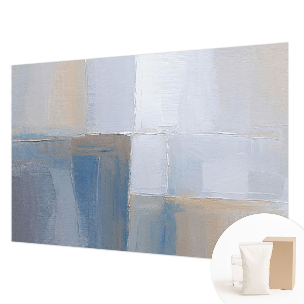 Mural decorativo con diseño de abstracción armónica