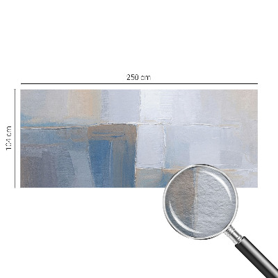 Mural decorativo con diseño de abstracción armónica