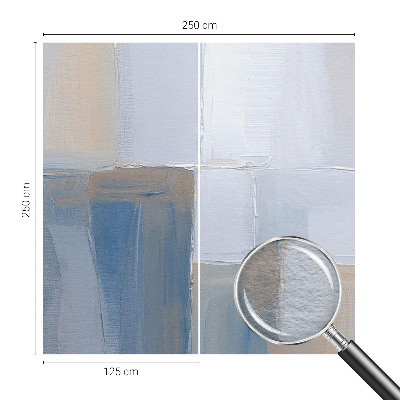 Mural decorativo con diseño de abstracción armónica