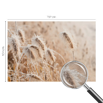 Fotomural decorativo para cabecero de cama con un paisaje invernal