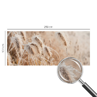 Fotomural decorativo para cabecero de cama con un paisaje invernal