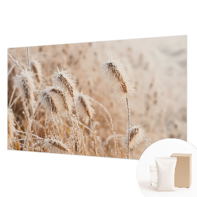 Fotomural decorativo para cabecero de cama con un paisaje invernal