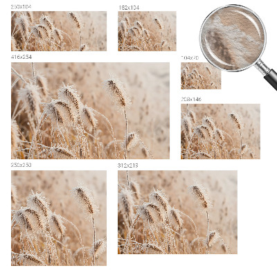 Fotomural decorativo para cabecero de cama con un paisaje invernal