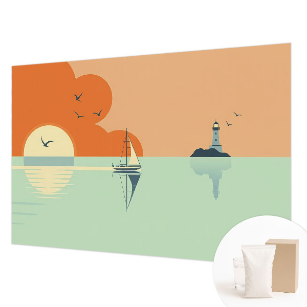 Papel mural con patrón decorativo con diseño «Delicias del mar»