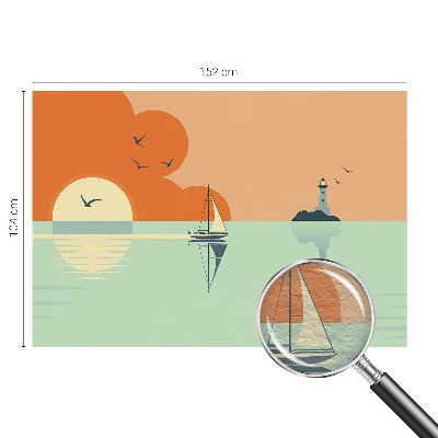 Papel mural con patrón decorativo con diseño «Delicias del mar»