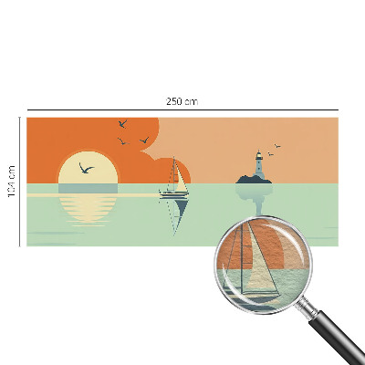 Papel mural con patrón decorativo con diseño «Delicias del mar»