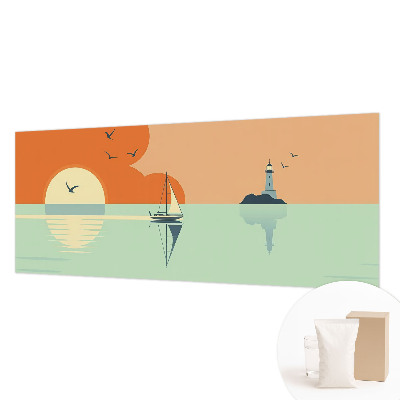 Papel mural con patrón decorativo con diseño «Delicias del mar»
