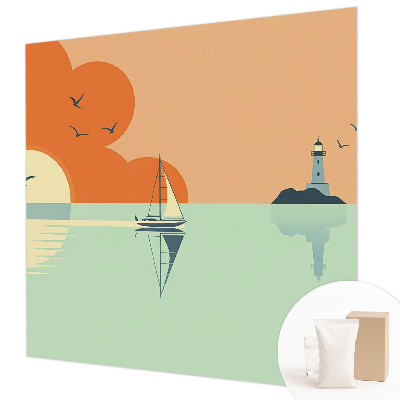 Papel mural con patrón decorativo con diseño «Delicias del mar»