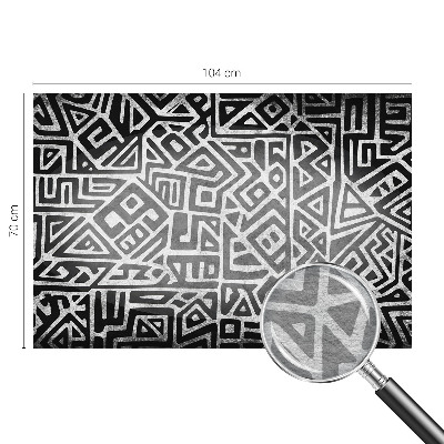Papel mural texturado decorativo con un diseño de laberinto geométrico