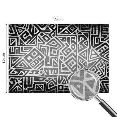 Papel mural texturado decorativo con un diseño de laberinto geométrico