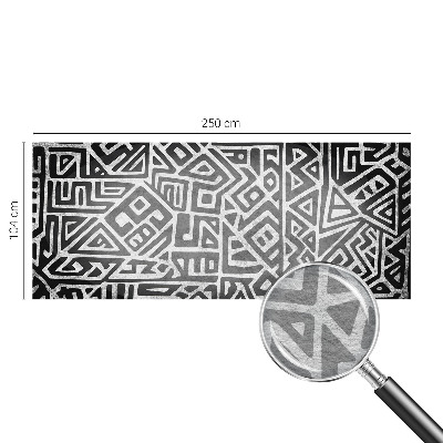 Papel mural texturado decorativo con un diseño de laberinto geométrico