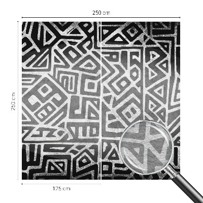 Papel mural texturado decorativo con un diseño de laberinto geométrico