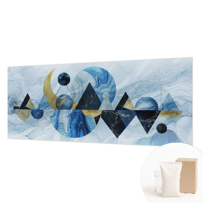 Fotomural decorativo para cabecero de cama con diseño 'Elegancia cósmica' para decorar el dormitorio