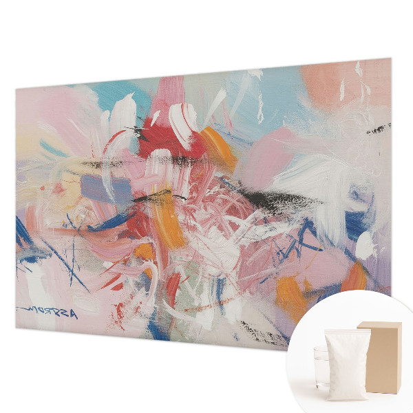 Papel mural con patrón decorativo con diseño de abstracción armoniosa