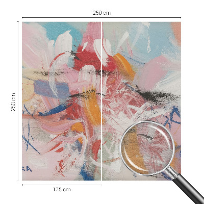 Papel mural con patrón decorativo con diseño de abstracción armoniosa