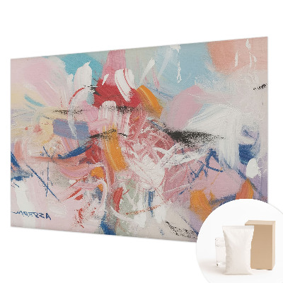 Papel mural con patrón decorativo con diseño de abstracción armoniosa