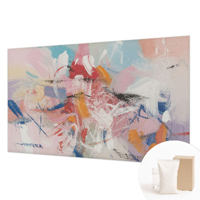 Papel mural con patrón decorativo con diseño de abstracción armoniosa