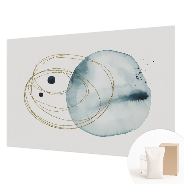 Papel mural con patrón decorativo con un diseño de conexión abstracta