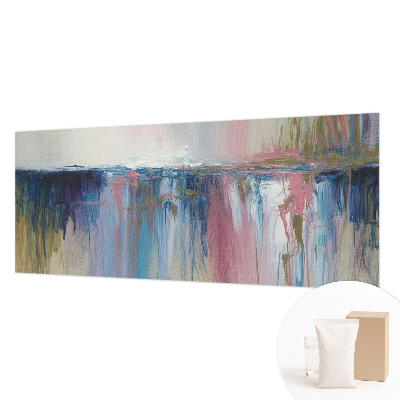 Papel mural texturado decorativo con un motivo de abstracción colorida