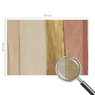 Fotomural decorativo para cabecero de cama con diseño de rayas onduladas