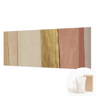 Fotomural decorativo para cabecero de cama con diseño de rayas onduladas