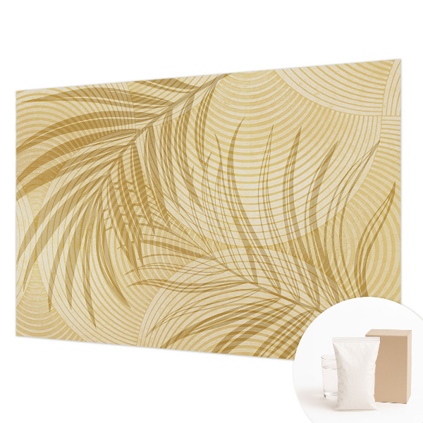Mural de pared con estampado hermoso con diseño de elegancia tropical