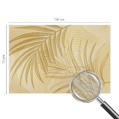 Mural de pared con estampado hermoso con diseño de elegancia tropical