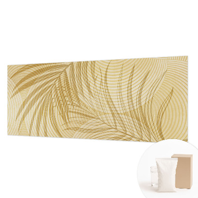 Mural de pared con estampado hermoso con diseño de elegancia tropical