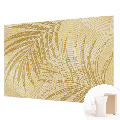 Mural de pared con estampado hermoso con diseño de elegancia tropical