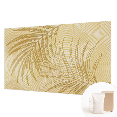 Mural de pared con estampado hermoso con diseño de elegancia tropical