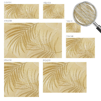 Mural de pared con estampado hermoso con diseño de elegancia tropical
