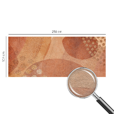 Fotomural decorativo para cabecero de cama con composiciones en tonos terrosos