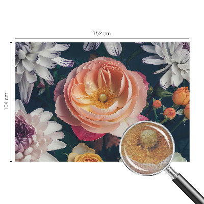 Papel mural texturado decorativo con diseño Armonía floral