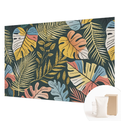 Mural de pared con estampado hermoso con motivo «Energía tropical»
