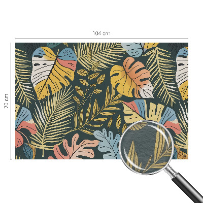 Mural de pared con estampado hermoso con motivo «Energía tropical»