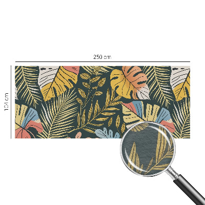 Mural de pared con estampado hermoso con motivo «Energía tropical»