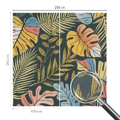 Mural de pared con estampado hermoso con motivo «Energía tropical»